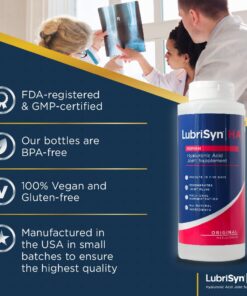 LubriSynHA Human Joint Supplement, Original 3 x 11.5oz – All-Natural, High-Molecular Weight Hyaluronic Acid HA - Joint Support for Women & Men – Promotes Healthy Joint Function, Made in USA, Vegan 9 712EiTkGDZL