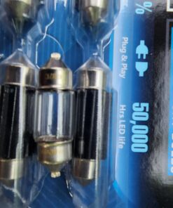 SIR IUS LED N3 6418 LED bulbs Pure white Super Bright LED Festoon 300 Lumens 3030 Chipset for Car Truck Interiors Dome Map Door Courtesy License Plate Lights 1.50” 36MM Festoon Pack of 6 Bulbs 43 712EoRXlyL