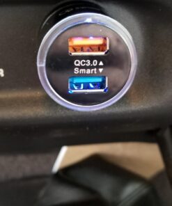 Ailun Car Charger Qualcomm Quick Charge 3.0 Adapter Fast Dual USB Port 35W for iPhone 14 13 11 12 Pro Max X Xs XR SE 2020 Galaxy s20+ S20Ultra, Black Blue 36 712F20MtxiL