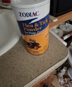 Zodiac Flea & Tick Powder for Dogs, Puppies, Cats & Kittens beige Small 21 712FR pQ ZL