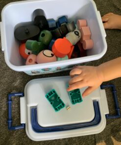 Gifts2U Magnetic Robots, 35PCS Magnetic Blocks Set for Kids with Storage Box, Stacking Robots Toy STEM Educational Playset for Boys and Girls Ages 3-6 Style A 24 712GGjKfcKL