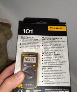 Fluke 101 Basic Digital Multimeter Pocket Portable Meter Equipment Industrial (Original Version) 53 712GhdLwbKL