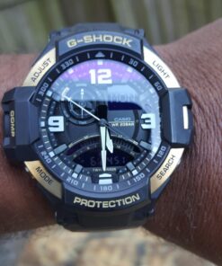 Casio Men's GA1000-9G G-Shock Gravitymaster Watch, Black/Gold 15 712GpL7C3WL