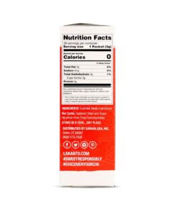 Alternative view of Lakanto Classic Monk Fruit Sweetener Packets - White Sugar Replacement, Zero Net Carbs, Zero Glycemic, Zero Calorie, Sweeten on the Go, Coffee, Lemonade, Other Drinks, Desserts (Classic, 30 Count) 0.11 Ounce (Pack of 30)