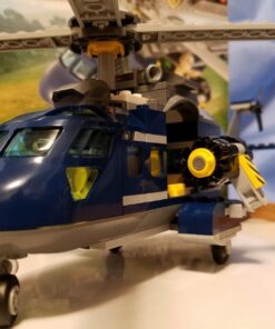 LEGO Jurassic World Blue's Helicopter Pursuit 75928 Building Kit (397 Pieces) 44 712IoQ JliL