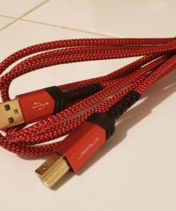 JSAUX Printer Cable, 10FT USB Printer Cable USB 2.0 Type A Male to B Male Scanner Cord USB B Cable High Speed for HP, Canon, Epson, Dell, Brother, Lexmark, Xerox, Samsung etc and Piano, DAC Red 31 712JJTt XL