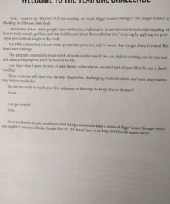 Alternative view of The Year One Challenge for Men: Bigger, Leaner, and Stronger Than Ever in 12 Months Hardcover