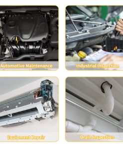 Borescope Endoscope Dual Lens 8mm 3FT Tube, IP67 Waterproof Snake Camera Industrial Inspection Camera UNIOJO, 1080P 4.3'' Screen, with 32G Card and 6 LED Lights, for Pipe Sewer Drain Inspection 4.30'' LCD Screen 17 712JgAKvjaL