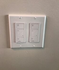 Lutron Caseta Smart Lighting Dimmer Switch and Remote Kit | P-PKG1W-WH | White 66 712K6McovIL