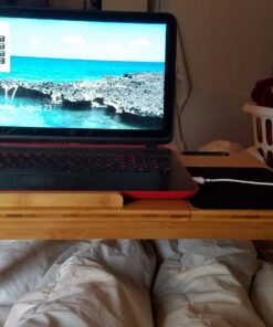 Sofia + Sam Multi Tasking Lap Desk with Adjustable Tilt Surface | Mouse Pad | Fits Laptops Up to 15" | Tablets Up to 9.6" | Smart Phones Up to 3.5" | Natural | | Computer Lap Tray 38 712K8sgQyYL