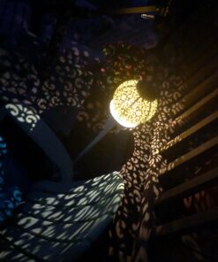 Homeimpro Solar Big Lantern Hanging Garden Outdoor Waterproof Decorative Lights Metal Table Lamp for Patio, Yard, Christmas Gift, 2023 New Updated Bottom Pattern (1Pack, Teal Blue) 42 712KLrhFQzL