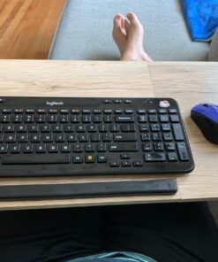 Black Folding Laptop Lap Desk - Wooden Work Table and Stand for Couch, Bed and Sofa Computer Use - Folding Legs, Adjustable Tilt - Use as Reading and Breakfast Tray - by Designstyles Black 24 712KUIvVfFL