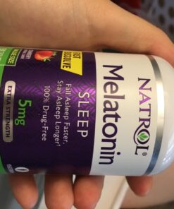 Natrol Melatonin 5mg, Strawberry-Flavored Dietary Supplement for Restful Sleep, 150 Fast-Dissolve Tablets, 150 Day Supply 150 Servings (Pack of 1) 18 712Kvb ucQL