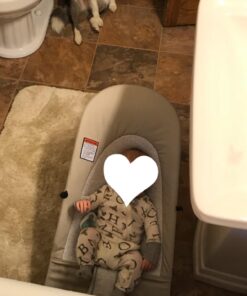 BABYBJÖRN Bouncer Balance Soft, Cotton/Jersey, Beige/Gray 37 712L0sDCbFL