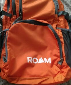Roam 25L Hiking Daypack - Ultra Lightweight Packable Backpack - Durable, Water Resistant Folding Backpack for Travel, Camping Mango Orange 46 712L53me8eL