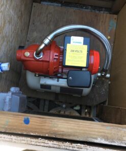 Red Lion RL-SWJ50/RL6H Dual Voltage (115/230 V) 1/2 HP Shallow Well Jet Pump/Tank Combo 12.6 GPM Cast Iron Pump with 5.8 Gallon Pressure Tank, Red/White, 97080503 19 712Liv0cXRL