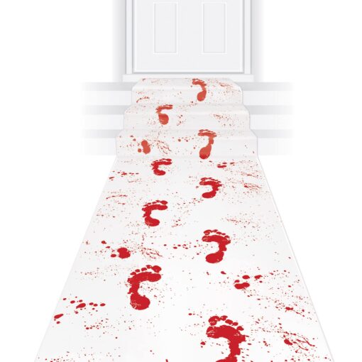 Beistle Bloody Footprints Runner, 24-Inch by 10-Feet 1