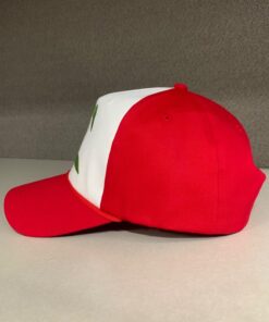 Pokémon Ash Ketchum Embroidered Unisex-Adult Hat Cap -One-Size Red/White 30 712MATIDwSL