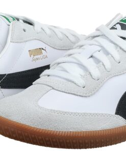 PUMA Men's Super Liga OG Retro Sneaker 7 Puma White-puma Black-puma Team Gold 20 712MQqZ9RSL
