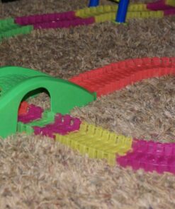 Mindscope Twister Trax Neon Glow in The Dark Track & Accessory Set w/Bridge & Tunnel 39 712ManznjsL