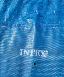 INTEX 28015E Solar Pool Cover: For 18ft Round Easy Set and Metal Frame Pools – Insulates Pool Water – Reduces Water Evaporation – Keeps Debris Out – Reduces Chemical Consumption 18 ft 27 712N63y3kGL