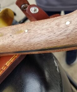 SZCO Supplies 15” Classic Wood Handle Carbon Steel Bowie Blade Outdoor Survival Knife,Brown/Brass 58 712NaGBNK2L