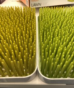 Boon Lawn Countertop Baby Bottle Drying Rack - Spring Green - Bottle Rack and Organizer - Baby Feeding Essentials - 13.5 x 11 x 2.5 - 1 Count 41 712NdeAa 8L