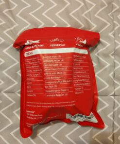 Surviveware Comprehensive Premium First Aid Kit Emergency Medical Kit for Trucks, Cars, Camping, Office and Sports and Outdoor Emergencies - Small 100 Piece Set Regular 72 712Niu8LbOL