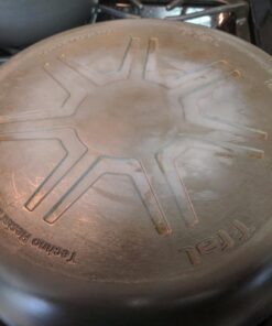 T-fal Ultimate Hard Anodized Nonstick Cookware Set 17 Piece Oven Safe 400F, Lid Safe 350F Pots and Pans, Dishwasher Safe Black 17-Piece 39 712OaU8DRPL