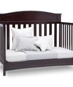 Delta Children Emery 4-in-1 Convertible Baby Crib - Greenguard Gold Certified, Dark Chocolate 4-in-1 Crib 32 712PMqA6JRL