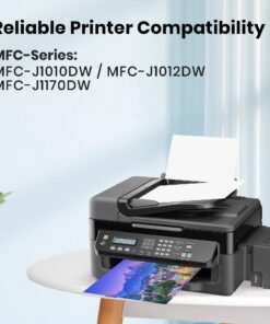 LC401 Ink Cartridges Compatible for Brother LC401 XL BK LC401XL LC 401 LC401BK High Yield to use with Brother MFC-J1010DW MFC-J1012DW MFC-J1170DW (4-Pack, Black Cyan Magenta Yellow) 19 712PUW68DWL