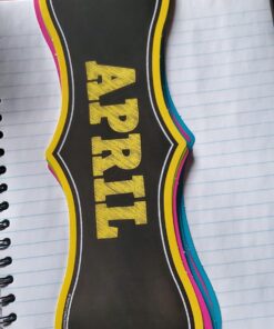 Teacher Created Resources TCR5615 Chalkboard Brights Calendar Bulletin Board Set, Paper, Multi 27 712Q8 aWINL