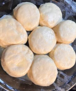 HULISEN Biscuit Cutter Set (5 Pieces/Set), Round Cookies Cutter with Handle, Professional Baking Dough Tools, Gift Package 5 Sizes - Flat 34 712QVZWvCQL