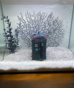 SciencePurchase 10.5" Black Fish Tank Aquarium Decoration, Sea Coral Ornament (Black, Sea Fan 10.5") 13 712QWZHxT L