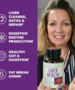 Liver Cleanse Detox & Repair - Artichoke Extract Liver Health Formula for Liver Detox - Liver Supplement with Milk Thistle, Turmeric, Ginger, Dandelion, Zinc & more for Optimal Liver Support. 60 pills 21 712QofagXJL