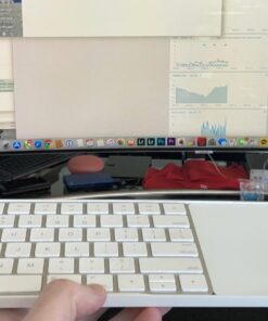 Twelve South MagicBridge | Connects Apple Magic Trackpad 2 to Apple Magic Keyboard Allowing Them to be one Unit for Desk or Lap use - Trackpad and Keyboard not Included Regular Keyboard White 33 712RbWqjMyL