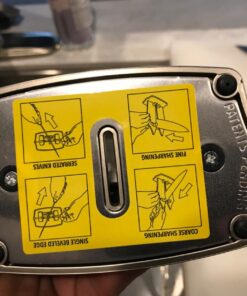 Official As Seen On TV Bavarian Edge Kitchen Knife Sharpener by BulbHead, Sharpens, Hones, & Polishes Serrated, Beveled, Standard Blades 32 712SR3oSqL