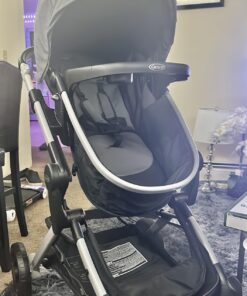 Graco Modes Nest Travel System, Includes Baby Stroller with Height Adjustable Reversible Seat, Pram Mode, Lightweight Aluminum Frame and SnugRide 35 Lite Elite Infant Car Seat, Sullivan Modes Nest w/ Height-Adjustable Seat 38 712SdtsRiVL