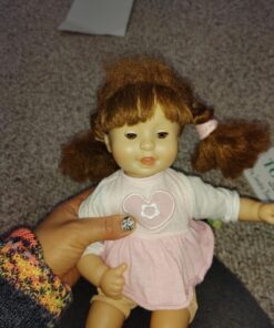 Melissa & Doug Mine to Love Brianna 12-Inch Soft Body Baby Doll With Hair and Outfit - First Baby Doll For Toy For Kids 18 Months And Up English Only Standard Packaging 40 712Sr2zCfcL