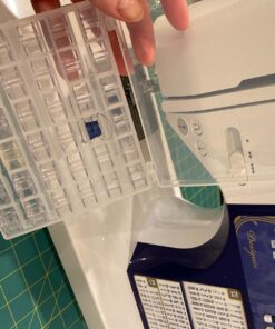 Paxcoo 36 Pcs Transparent Plastic Sewing Machine Bobbins with Case and Soft Measuring Tape for Brother Singer Babylock Janome 22 712SwhPsHgL