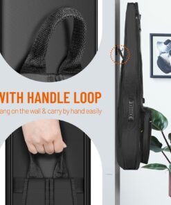 Alternative view of CAHAYA Guitar Bag Upgraded Premium Version for 40 41 42 Inch Acoustic Guitar Gig Bag 0.5in Thick Sponge Overly Padded Water Resistent Guitar Case Soft Guitar Backpack Case