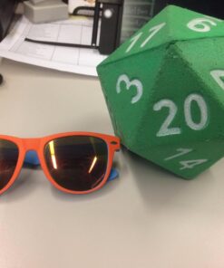 Learning Advantage Jumbo Polyhedra Die - 20 Sides - Large, Foam Dice for Games - Teach Numbers, Probability, Addition and Subtraction 36 712TEB7TNeL