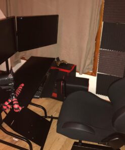 Volair Sim Universal Flight or Racing Simulation Cockpit Chassis with Triple Monitor Mounts 40 712TaYI6rPL 1