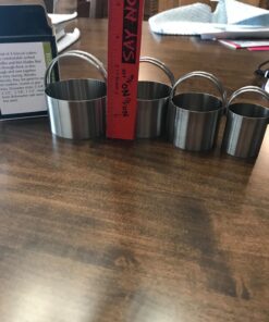 RSVP International Endurance Round Biscuit Cutters - Stainless Steel, Set of 4 | Nest for Easy Storage | For Cutting Thick or Thin Dough | Professional | High Handle Arch 26 712TjHqSwBL