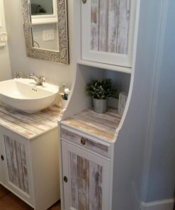 RoomMates RMK9050WP White Distressed Wood Peel and Stick Wallpaper Rustic Wood 76 712TjWS6cuL