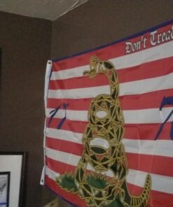Custom-91Flag 3ft x 5ft First Navy Jack Don't Tread on Me 1776 Tea Party Flag by Ruffin 7 712Trel65eL