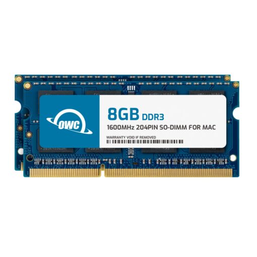 OWC 16GB (2x8GB) PC12800 DDR3L 1600MHz SO-DIMMs Memory Ram Upgrade Compatible with 2011-2015 iMac, 2011-12 Mac Mini, and 2011-2012 MacBook Pro (Non-Retina Display) Models (OWC1600DDR3S16P) 16GB(8GB-modules) 2 x 8GB