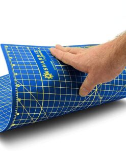 Crafty World 12 x 18 Cutting Mat for Sewing, Self Healing Double Sided Quilting Crafts Mat - Fabric Cutting Mat - Non Slip surface - Rotary Cutting Board A3-12x18 Blue 14 712Tz3XDmXL