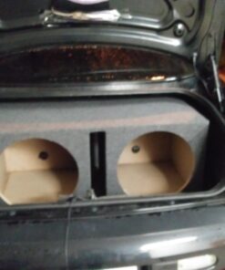 Q Power QBASS 15 Inch Heavy Duty MDF Car Audio Stereo Speakers Subwoofer Sub Box Enclosure with Dual Vented Chamber and Charcoal Carpet 1 Pack 7 712UF7kpL