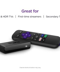 Roku Premiere | HD/4K/HDR Streaming Media Player, Simple Remote and Premium HDMI Cable, Black 40 712UU1EyigL